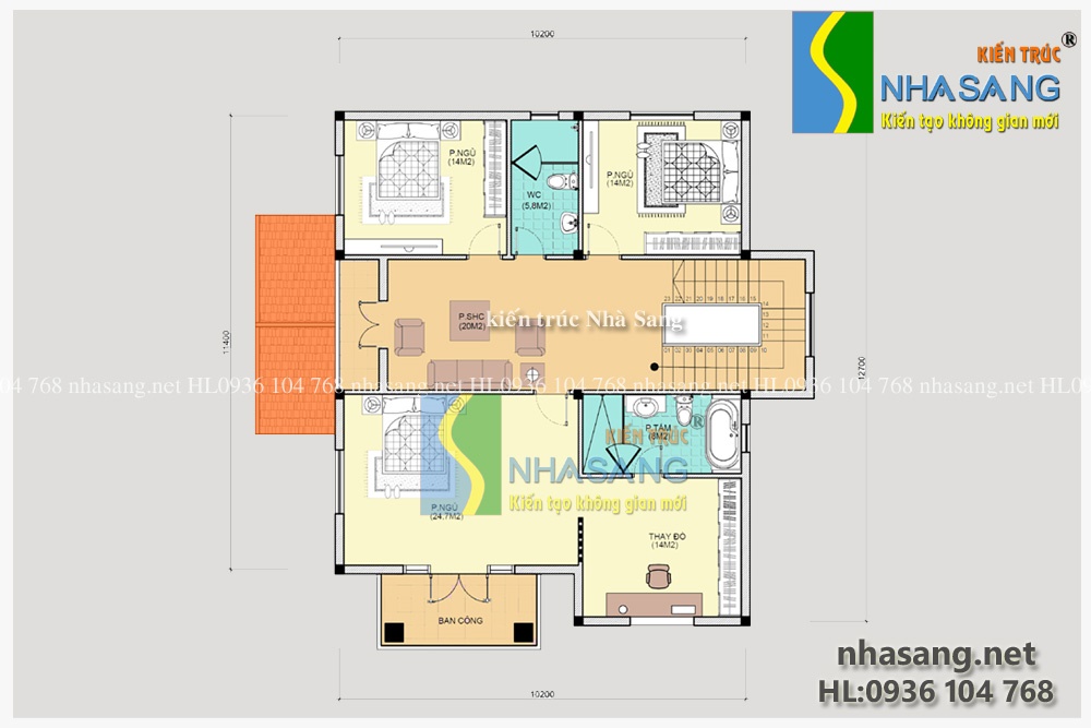 mẫu thiết kế biệt thự tân cổ điển 3 tầng đẹp